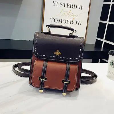 Vintage Vogue Panelled Backpack
