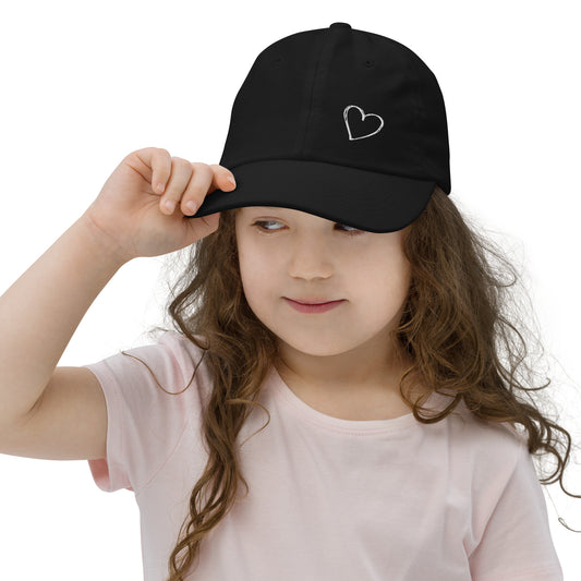 Embroidered "Heart" baseball cap