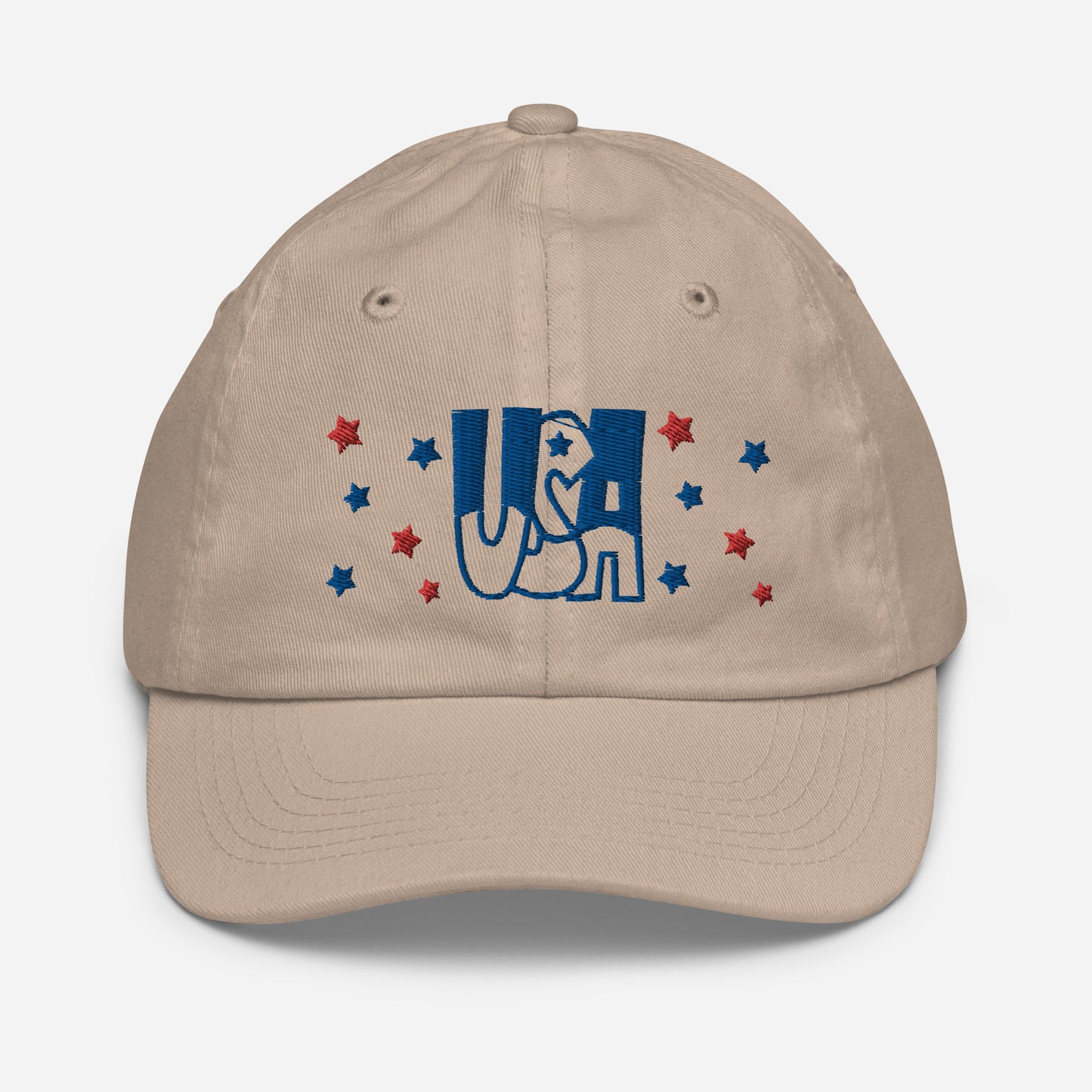 Embroidered USA baseball cap