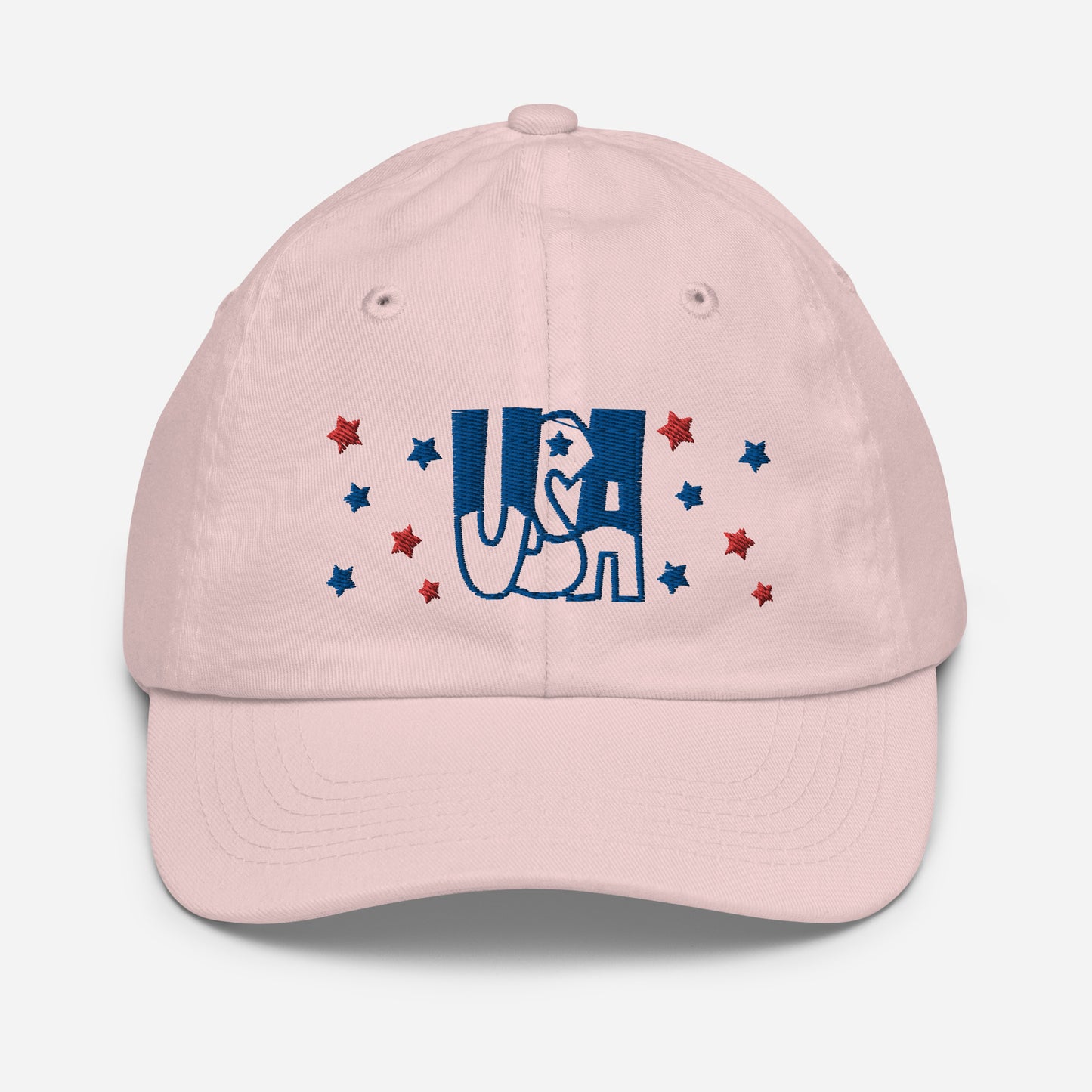 Embroidered USA baseball cap