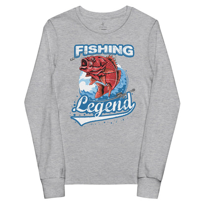 Youth long sleeve tee - Fishing Legend