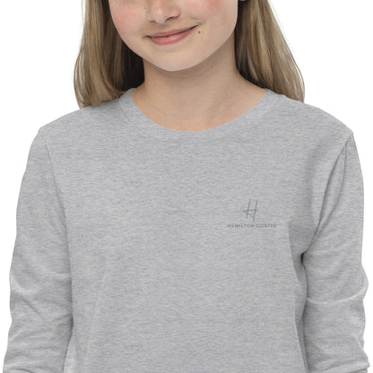 Youth long sleeve tee - Hamilton Coates Embroidered Branding