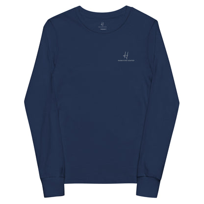 Youth long sleeve tee - Hamilton Coates Embroidered Branding