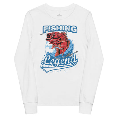 Youth long sleeve tee - Fishing Legend