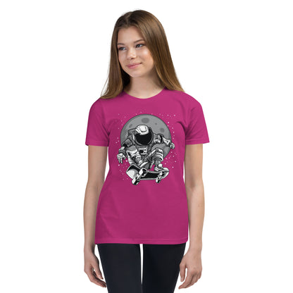 Youth Short Sleeve T-Shirt - Astronaut Skater
