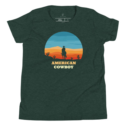 Youth Short Sleeve T-Shirt - American Cowboy