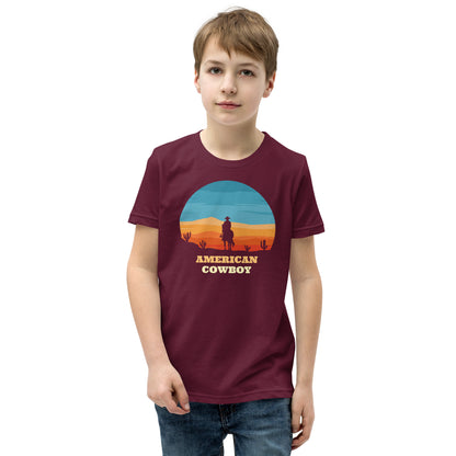 Youth Short Sleeve T-Shirt - American Cowboy