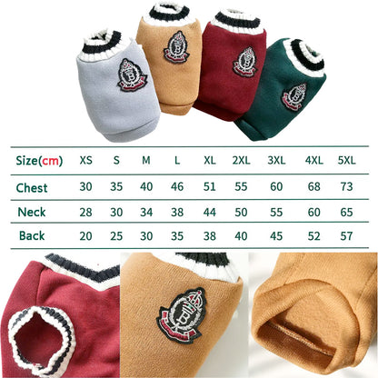 FurryFrat College Style Dog Coat