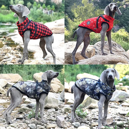 WeatherMaster Fleece Lined Winter Dog Coat