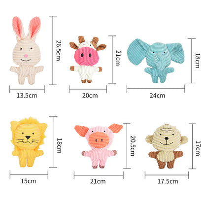 PetPals Squeaky Pet Toys