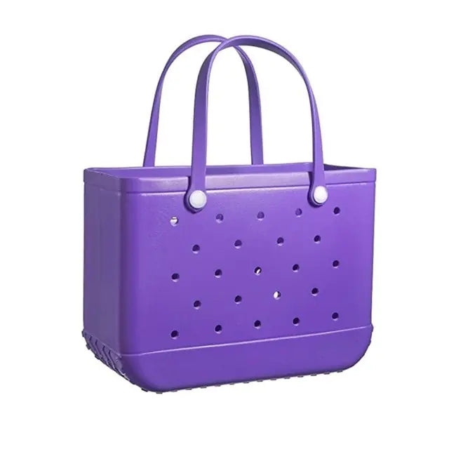 SunSplash Easy-Clean Rubber Beach Bag