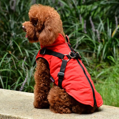 RainShield Waterproof Dog Coat With Harness