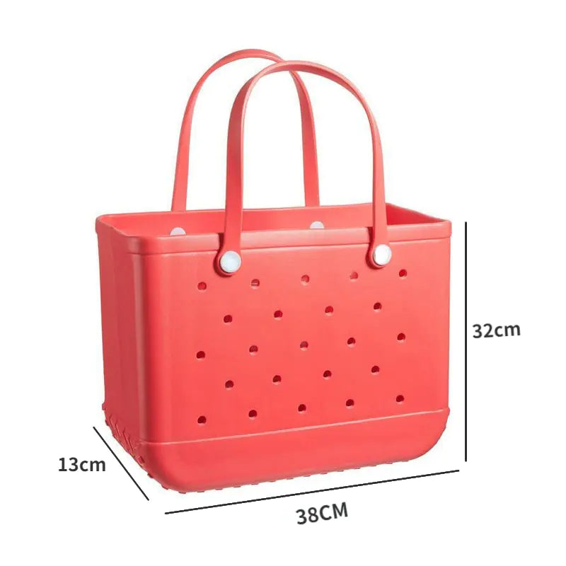 SunSplash Easy-Clean Rubber Beach Bag