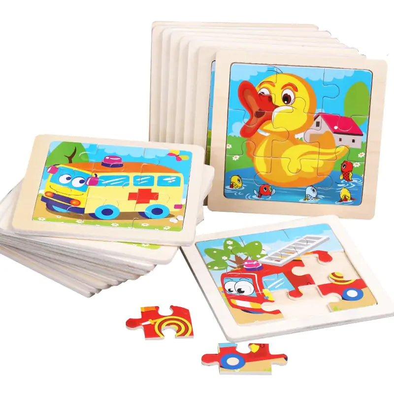 PuzzlePlay Chunky Wooden Puzzles