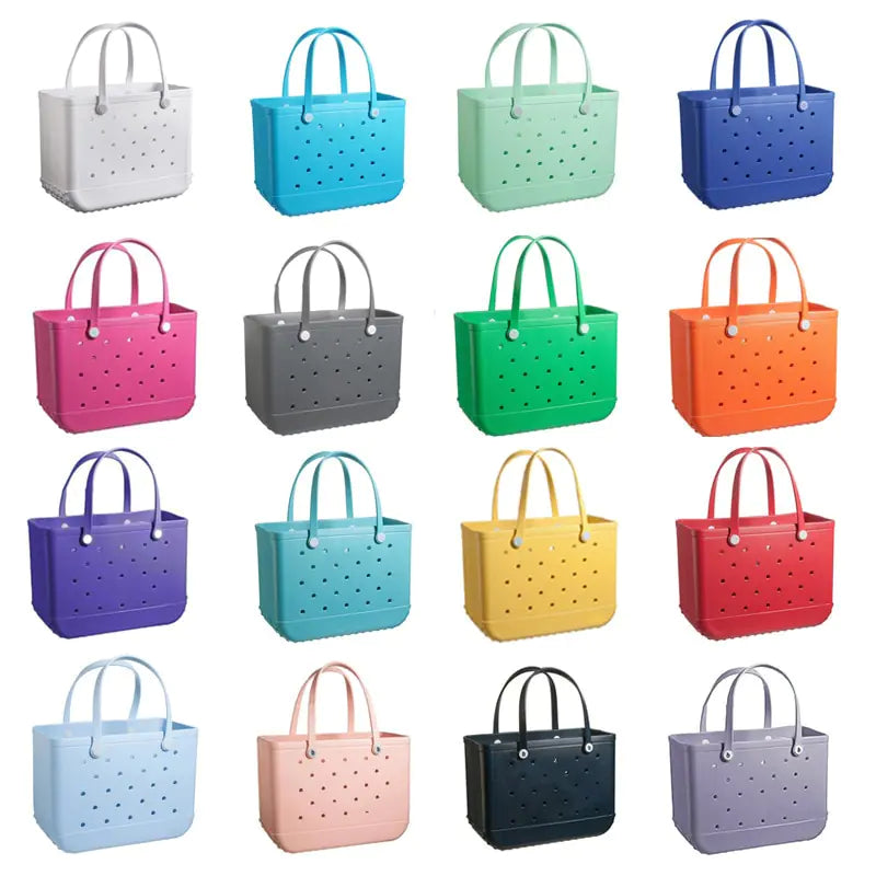 SunSplash Easy-Clean Rubber Beach Bag