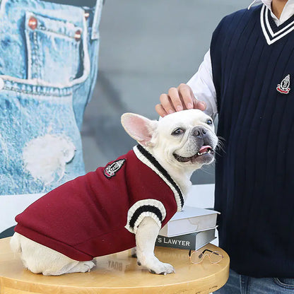 FurryFrat College Style Dog Coat