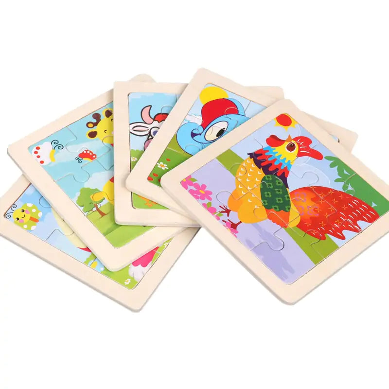 PuzzlePlay Chunky Wooden Puzzles