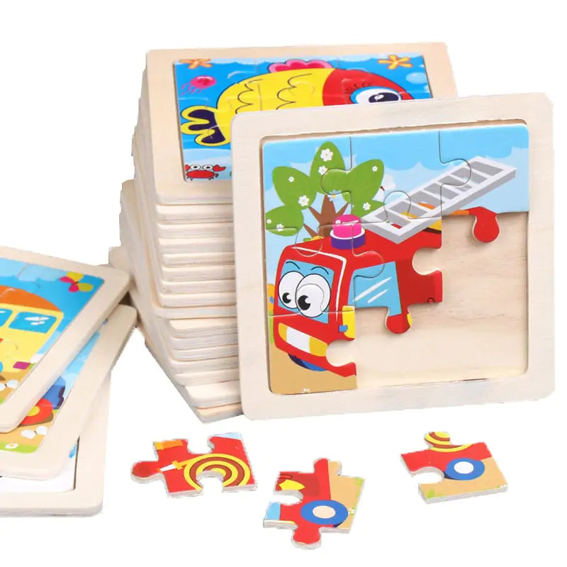 PuzzlePlay Chunky Wooden Puzzles