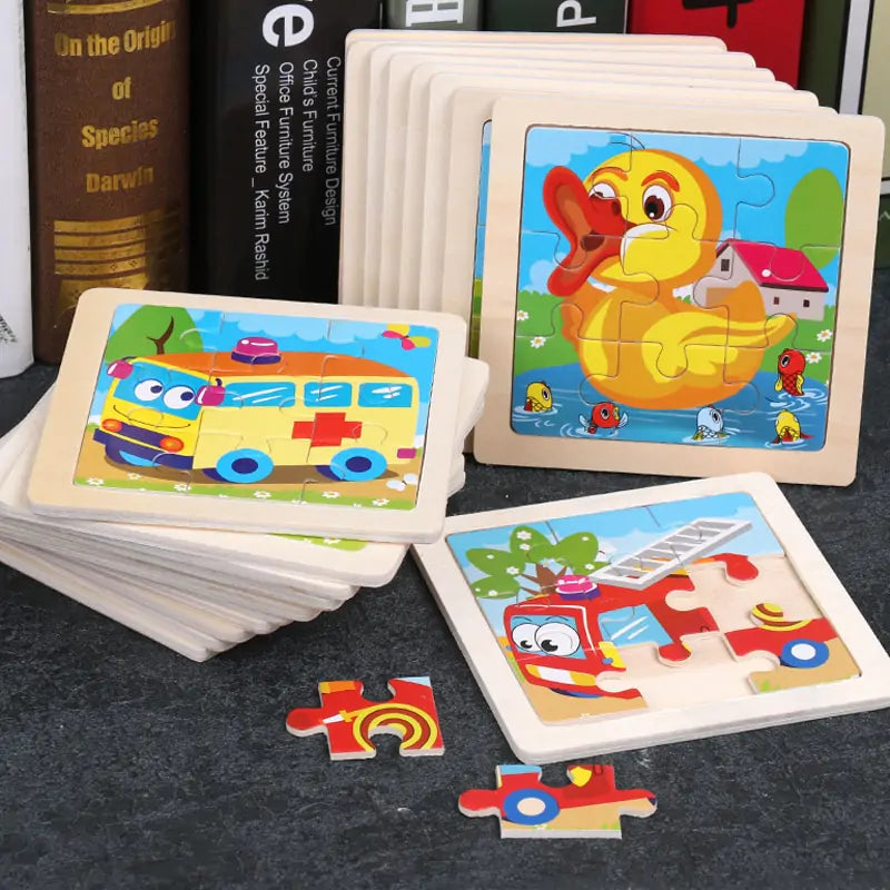 PuzzlePlay Chunky Wooden Puzzles